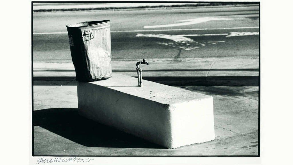 Robert-Rauschenberg,-Statue-and-Sprimkler