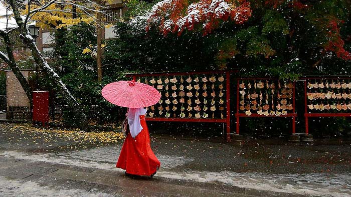 Tokyo con la neve di Shizuo Kambayashi