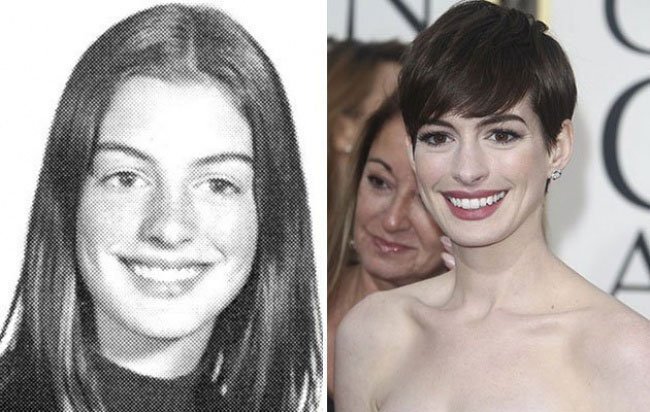 Anne Hathaway da giovane Anne Hathaway da giovane