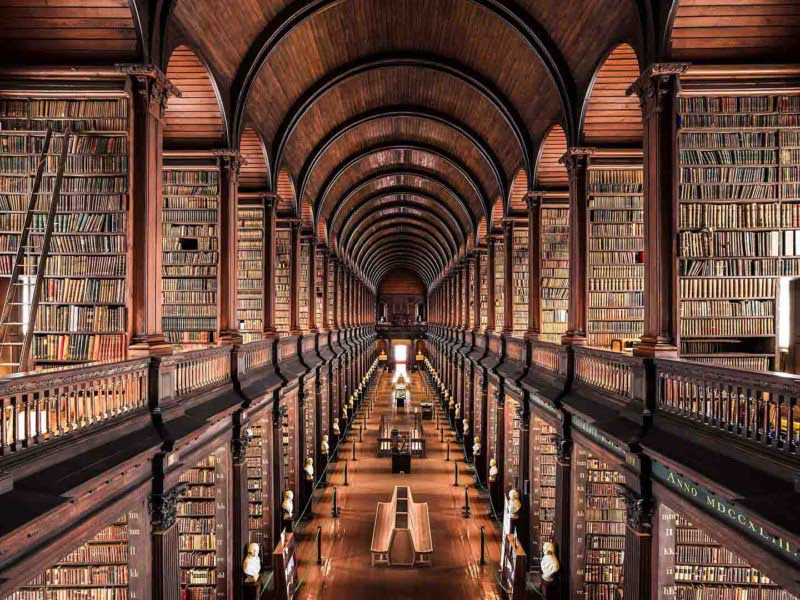 Libreria Trinity College,Dublino,1732 Libreria Trinity College,Dublino,1732