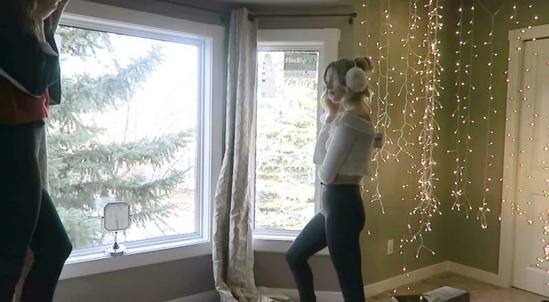 Irene Rudnyk e le luci di natale