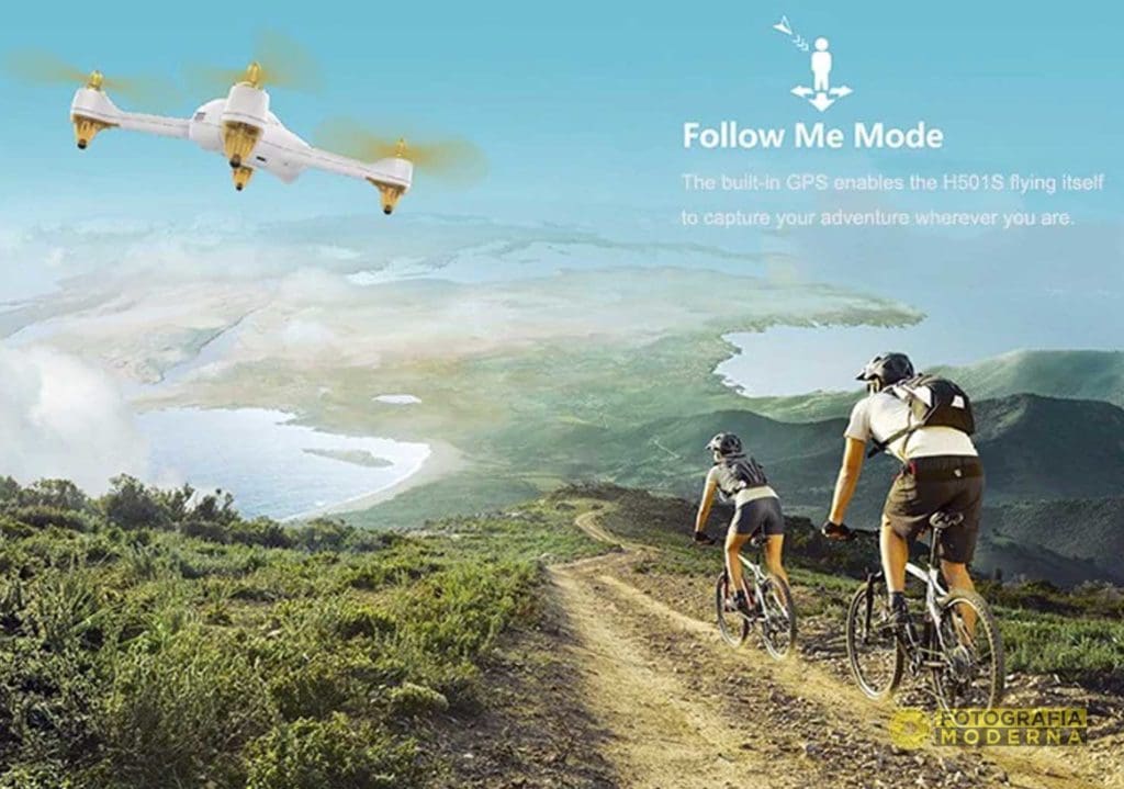 Hubsan H501S X4 Brushless , modalità Follow Me