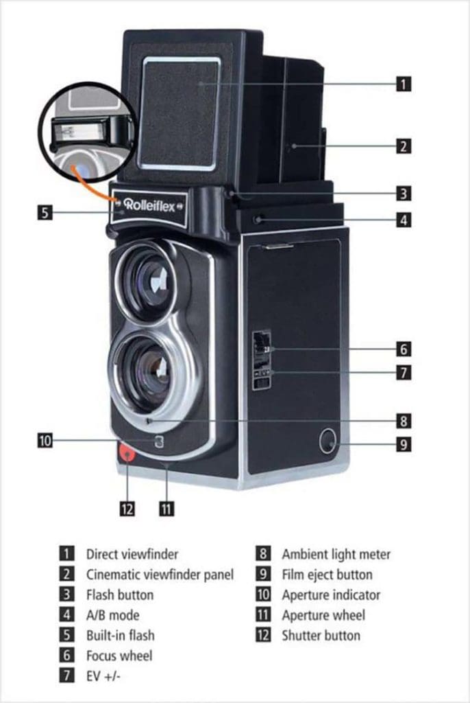 Rolleiflex Instant Kamera caratteristiche