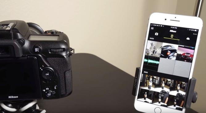 Configurare Snapbridge con un dispositivo connesso