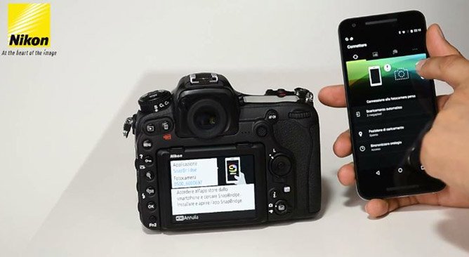 La geolocalizzazione con Snapbridge