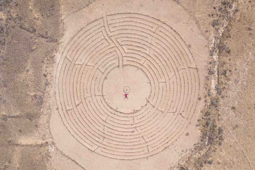 Labirinto, foto scattata con Dji da Andrea Rubbo
