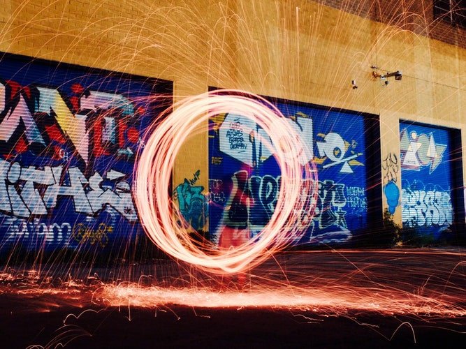 Foto in Light Painting