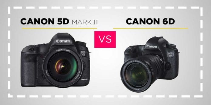 Canon 5D Mark III vs Canon 6D