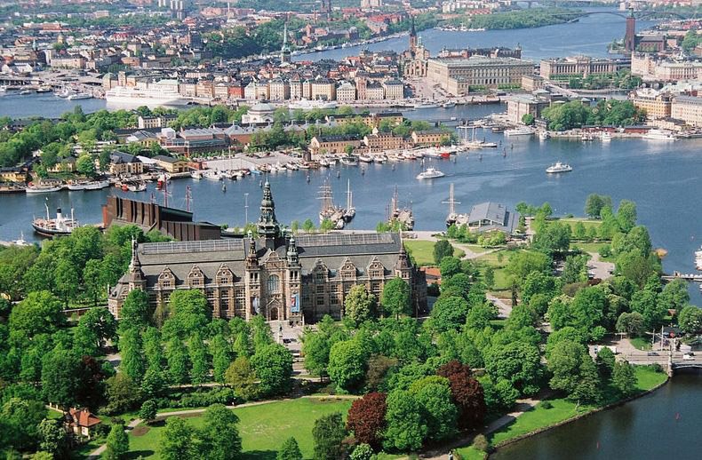 Il parco di Djurgarden a Stoccolma