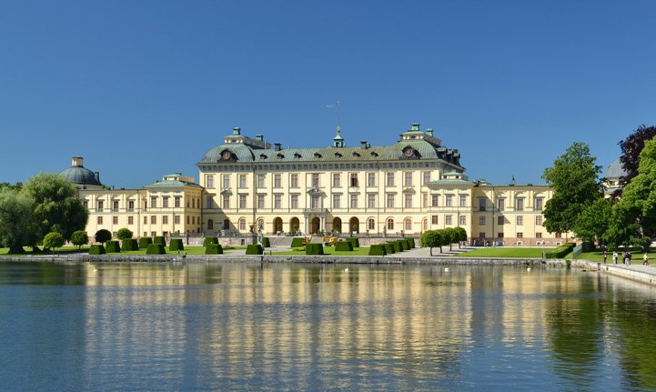 Drottningholm Palace sull’isola di Lovön a Stoccolma