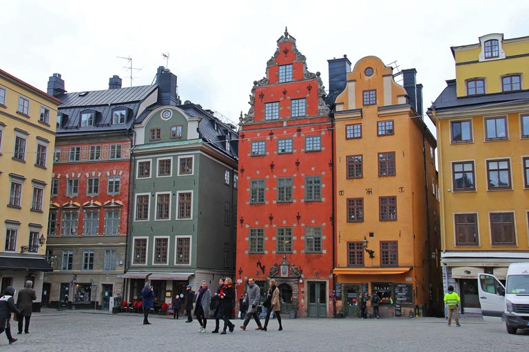 Piazza di Gamla Stan a Stoccolma