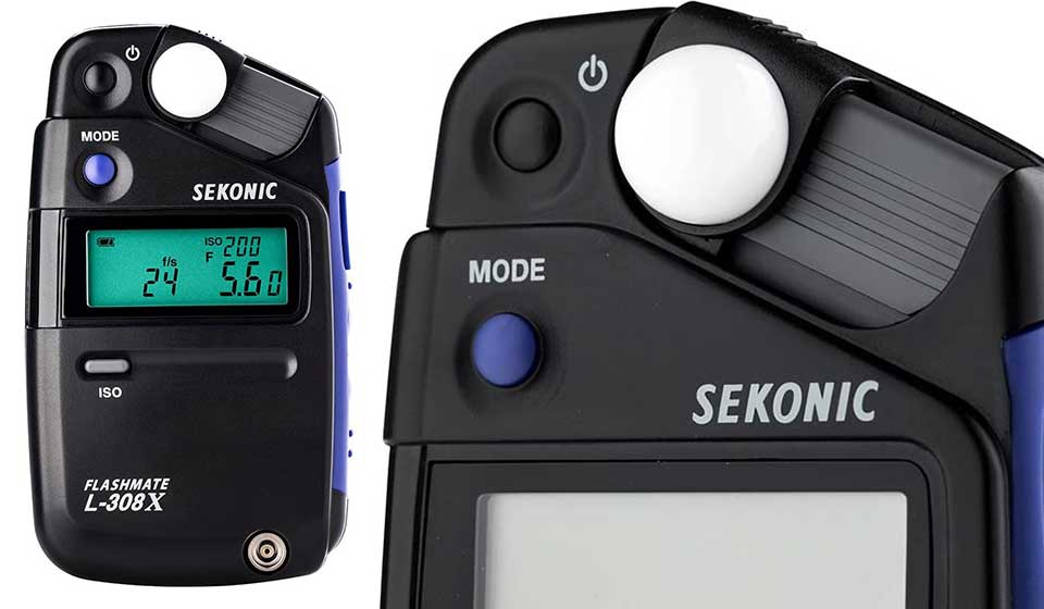 Sekonic Auto Meter modello Ⅱ incidente Esposimetro con Custodia-come Stabilizzatore d'immagine 