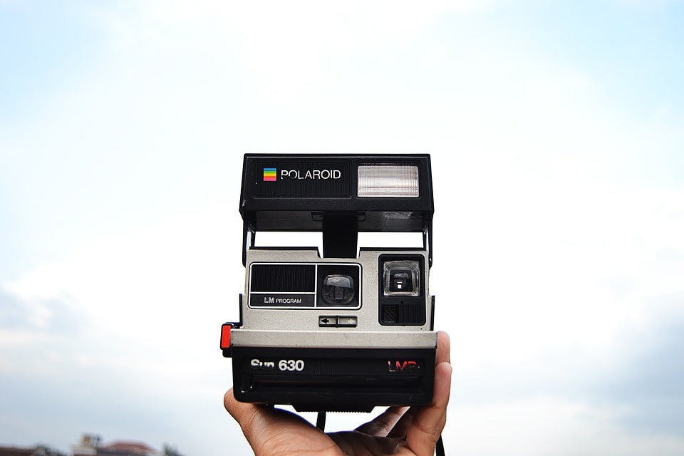 Vecchia Polaroid istantanea