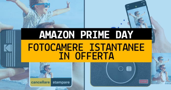 fotocamere istantanee prime day