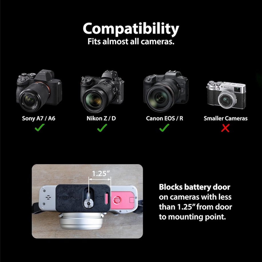 Impugnatura JJC Per Nikon Z F Con Vanetto AirTag – Lega D'Alluminio Con Piastra Arca Per Treppiede